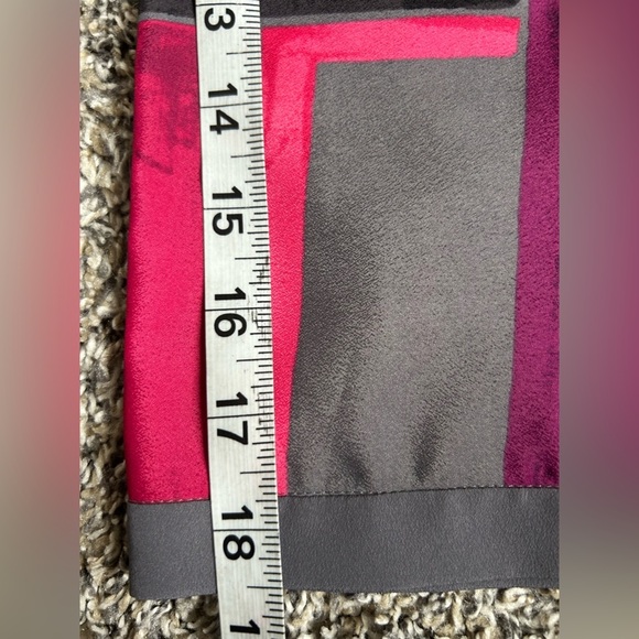 Eliza J Lined Midi Dress in Cool Colors with Sexy Zipper along the back size 6 - Picture 9 of 11